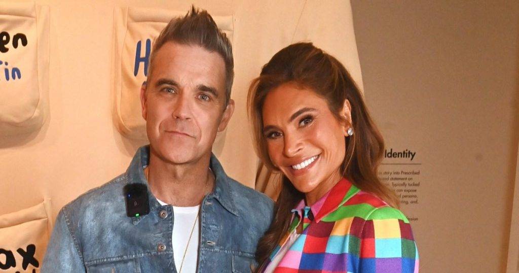 Robbie Williams shares rare kiss with wife Ayda Williams after sexless marriage confession