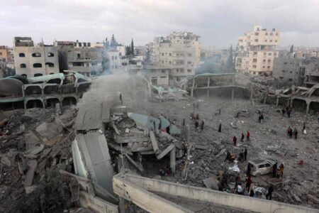 Israel razes corridor of destruction in central Gaza