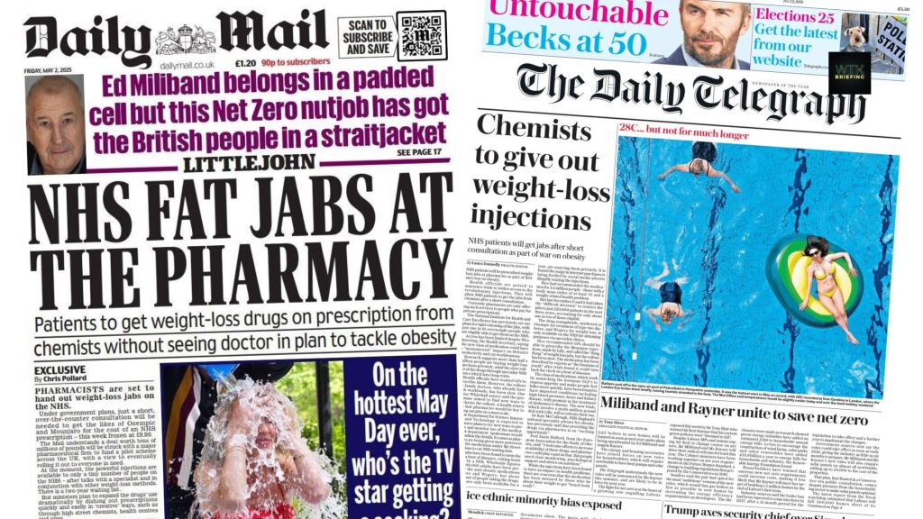 NHS considering weight loss jabs over the counter