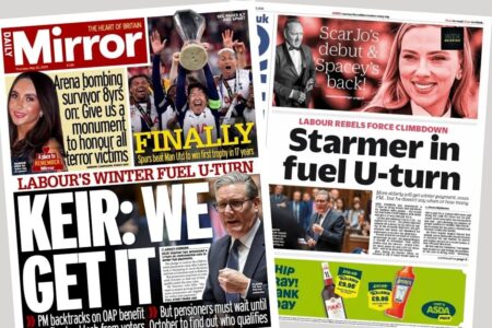 PM U-turn on winter fuel payments after pressure from MPs | Paper Talk UK 