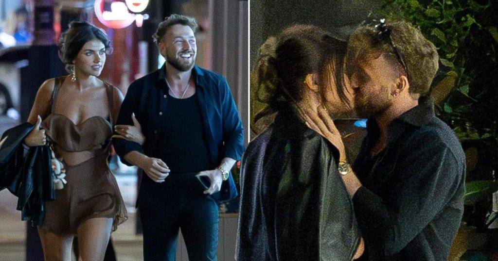 Sam Thompson seen kissing new Love Island star girlfriend after Zara McDermott split