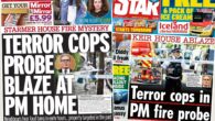 Terror probe into arson at PM’s homes in North London | Paper Talk UK 