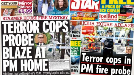Terror probe into arson at PM’s homes in North London | Paper Talk UK 