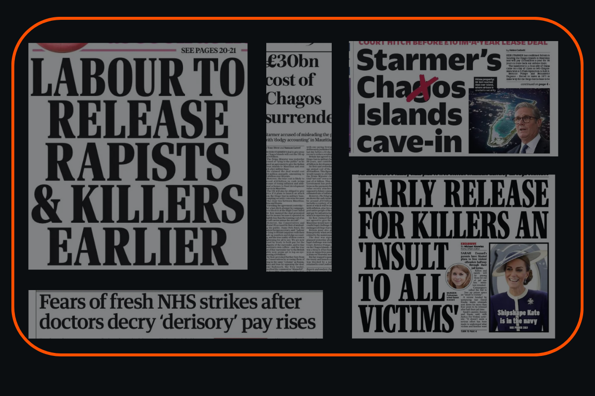 Right fuming over Chagos, left stirs NHS panic | Today's newspapers summarised