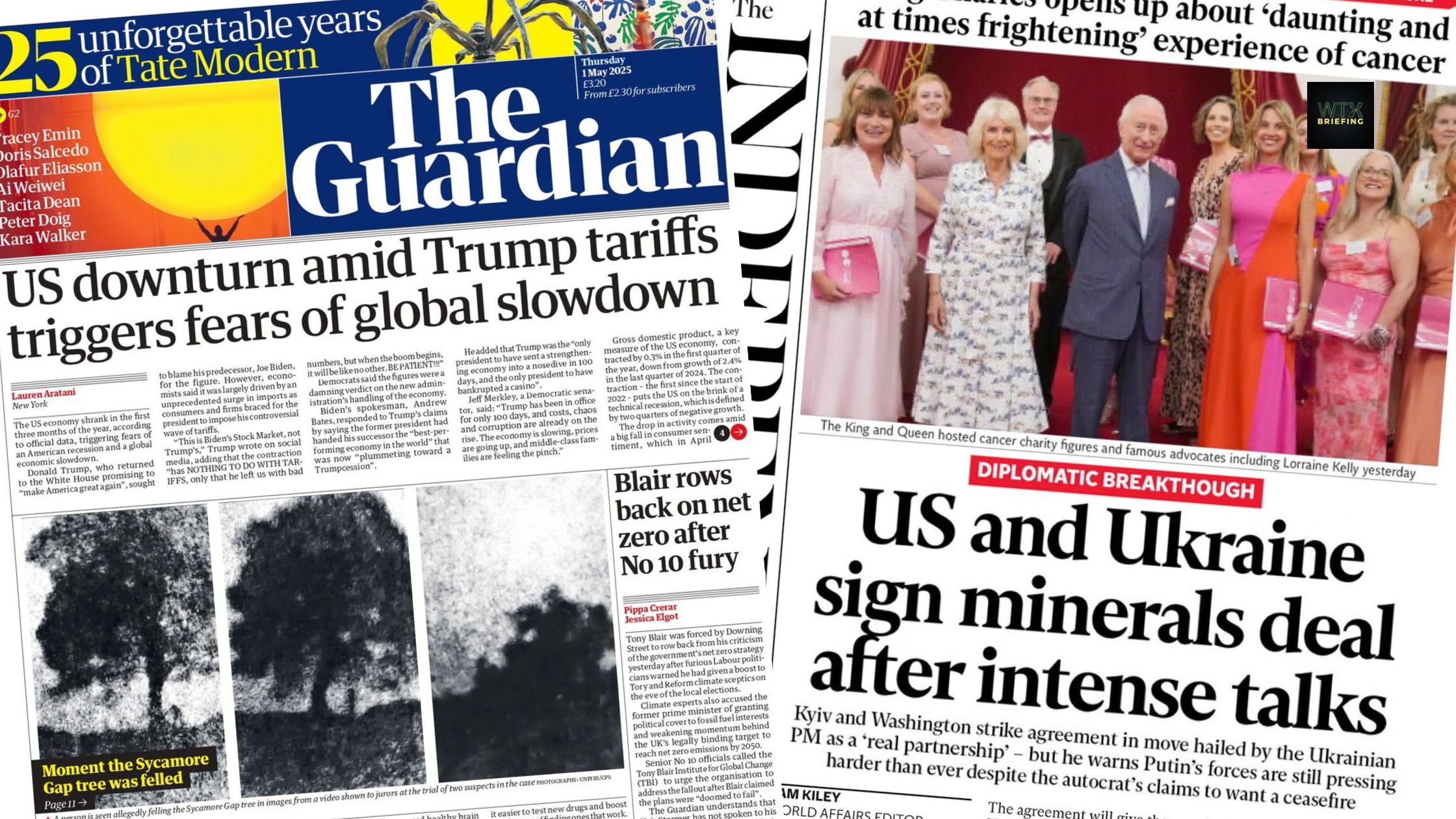 US and Ukraine sign mineral deal - US economy shrinks Paper Talk