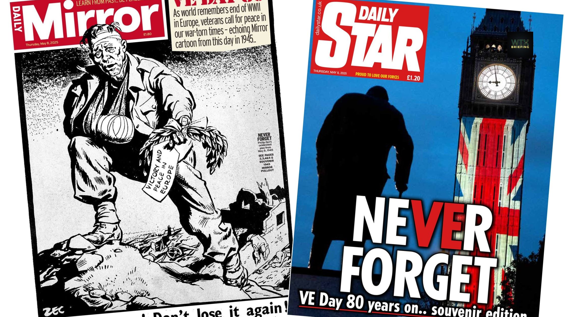 VE Day 80th anniversary ‘80 years of hope’
