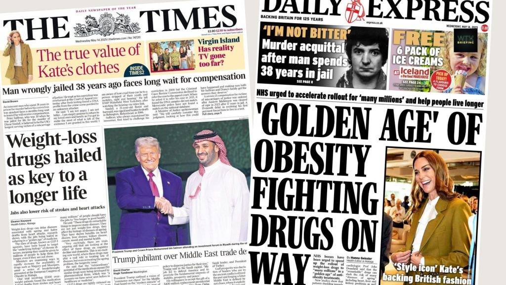 Weight-loss drugs key to longer lift | Paper Talk UK