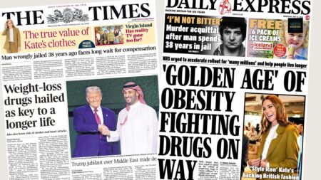 Weight-loss drugs key to longer lift | Paper Talk UK 