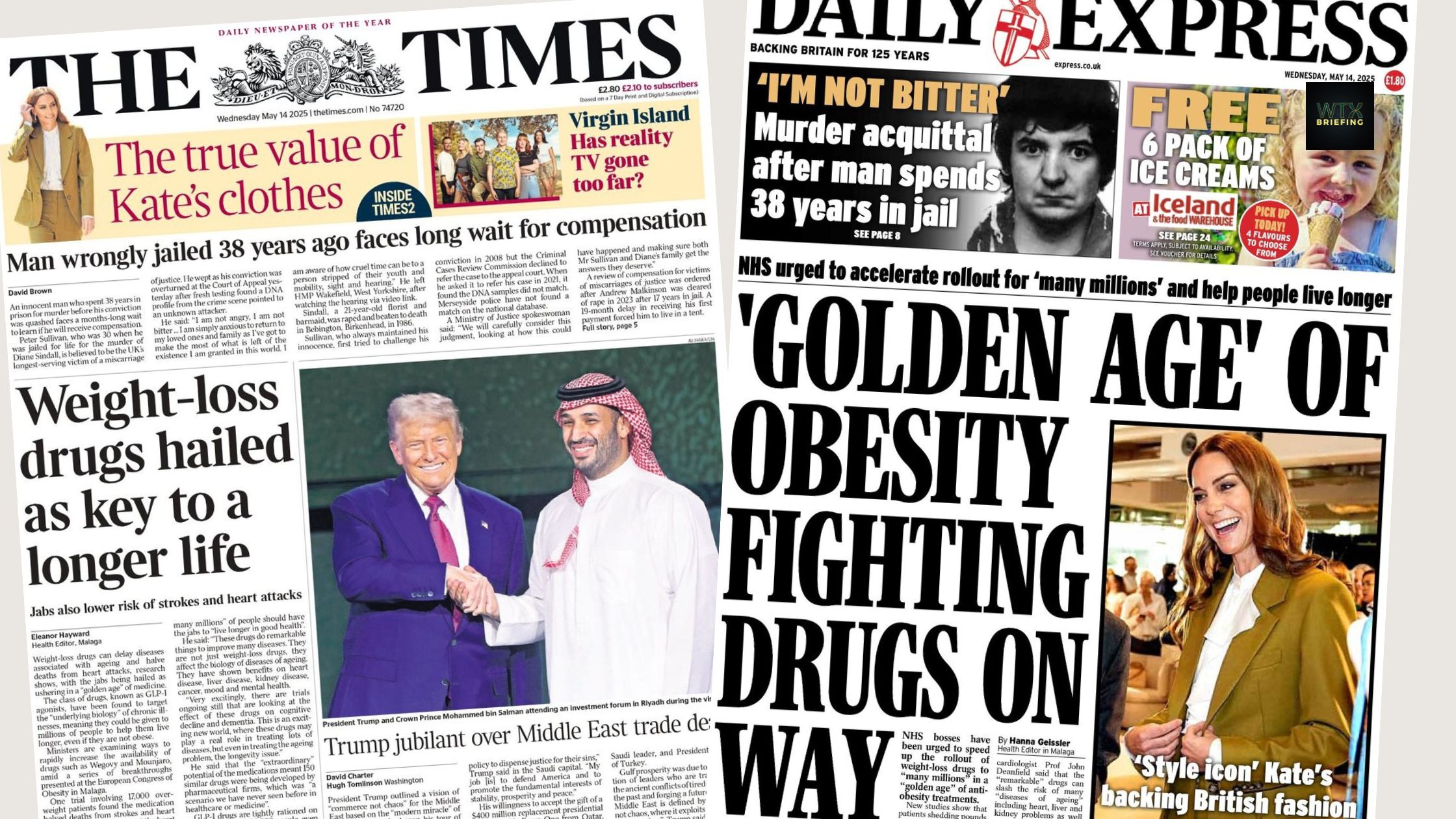 Weight-loss drugs key to longer lift | Paper Talk UK