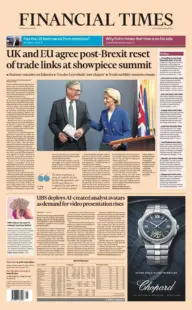 UK and EU agree post-Brexit reset of trade links at showpiece summit