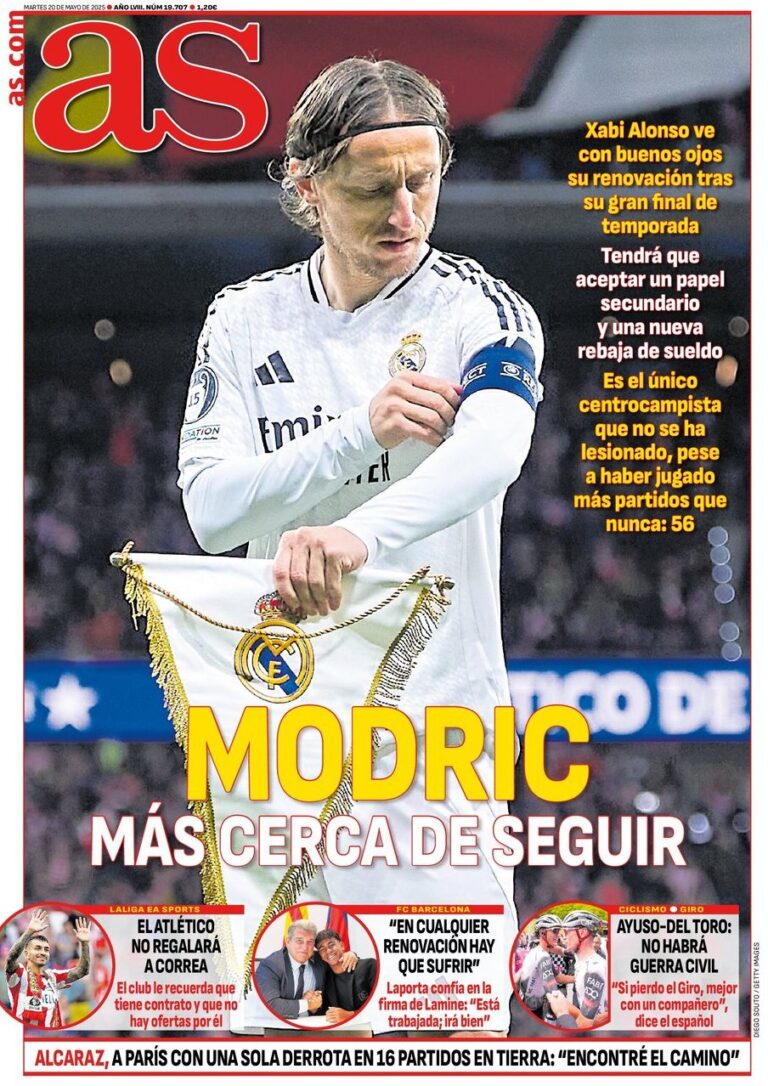 Modric Mas Cerca De Serguir