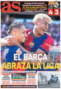 BARÇA EMBRACES THE LEAGUE