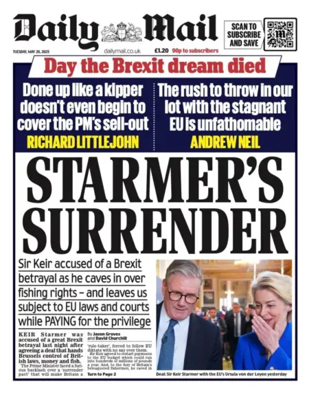 Starmer’s Surrender: The Day Brexit Dream Died