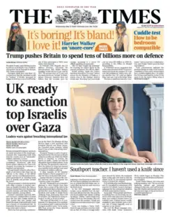 UK ready to sanction top Israelis over Gaza