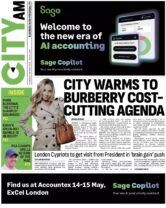 City warms to Burberry cost-cutting agenda