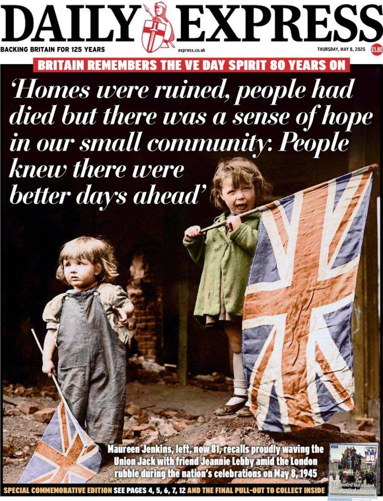 Britain remembers the VE Day spirit 80 years on