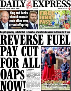 Reverse fuel pay cut for all OAPs now