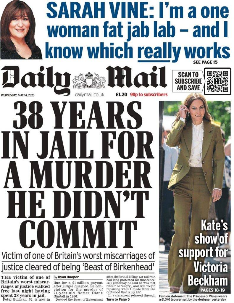 38 years in jail for a murder he did not commit