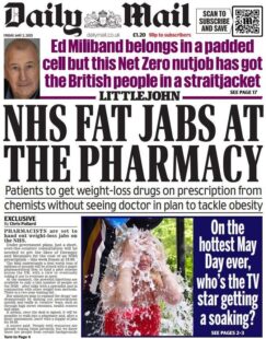 NHS fat jabs at the pharmacy