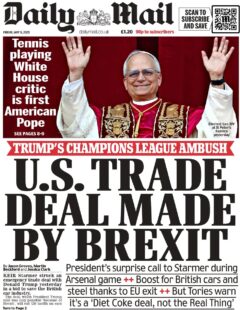 Tennis-playing White House critic is first American Pope