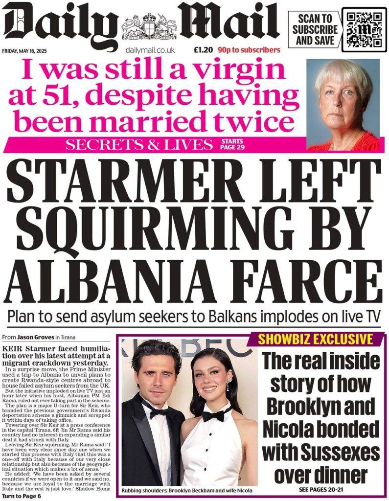 Starmer left squirming by Albania farce