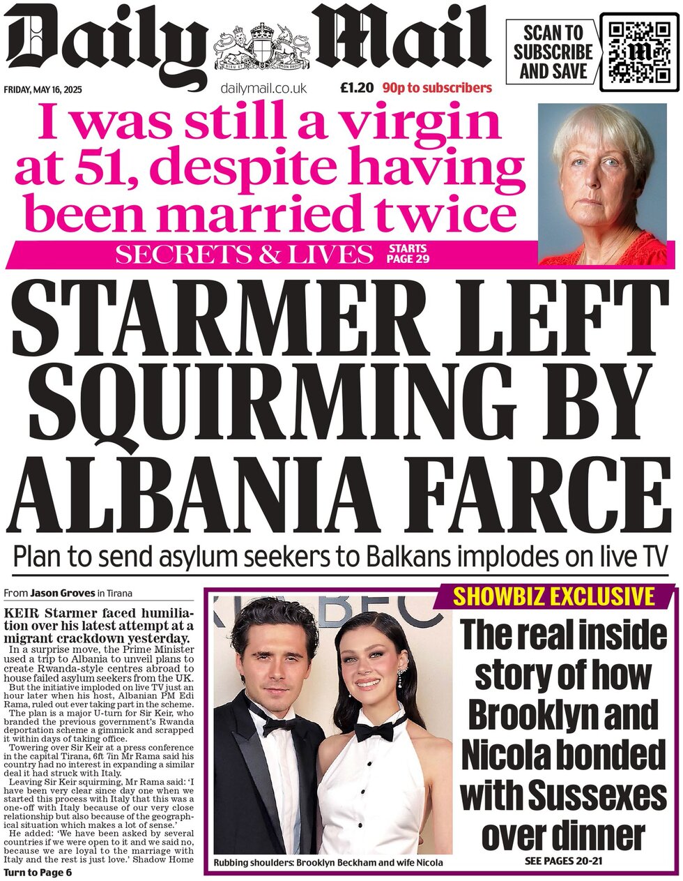 UK Weekend News Briefing: RAF fire tragedy, Labour reshuffle, inflation falls 4 - WTX News Breaking News, fashion & Culture from around the World - Daily News Briefings -Finance, Business, Politics & Sports News Starmer left squirming by Albania farce