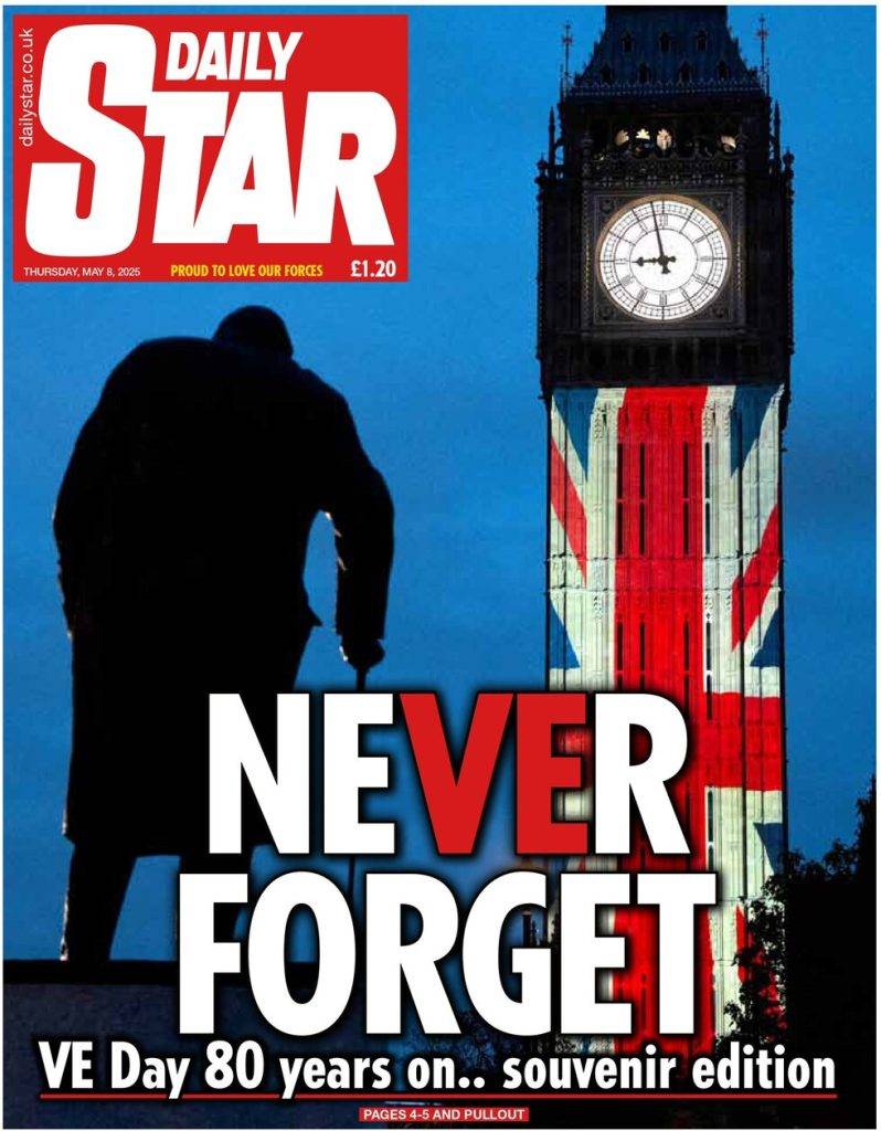 NEVER FORGET: VE Day 80 years on.. souvenir edition