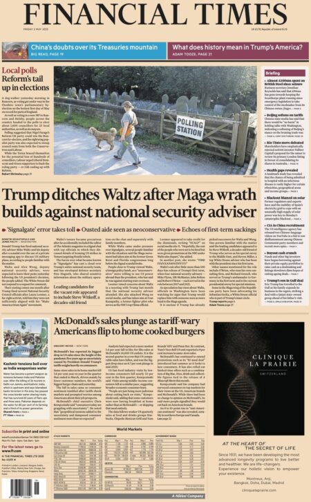 Trump ditches Waltz after Maga wrath builds against national security adviser