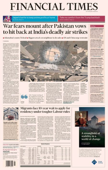 War fears mount after Pakistan vows to hit back at India’s deadly air strikes