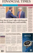 Post-Brexit reset talks with Brussels stall over fishing and youth mobility