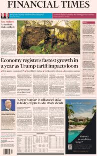 Economy registers fastest growth in a year as Trump tariff impacts loom