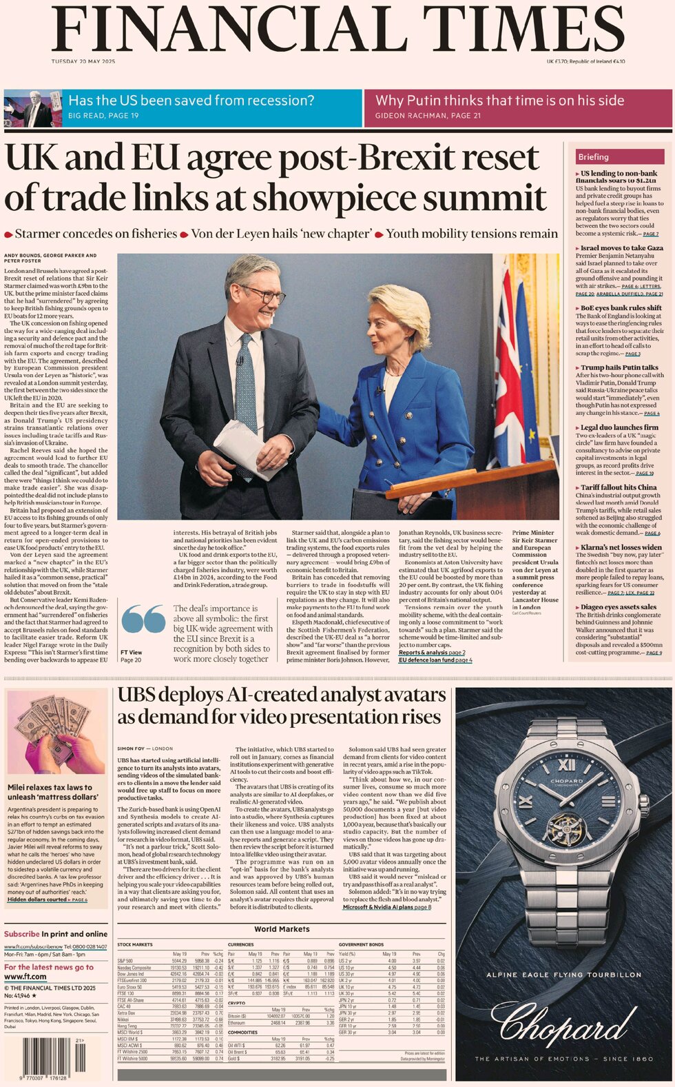 UK and EU agree post-Brexit reset of trade links at showpiece summit 1 - WTX News Breaking News, fashion & Culture from around the World - Daily News Briefings -Finance, Business, Politics & Sports News UK and EU agree post-Brexit reset of trade links at showpiece summit