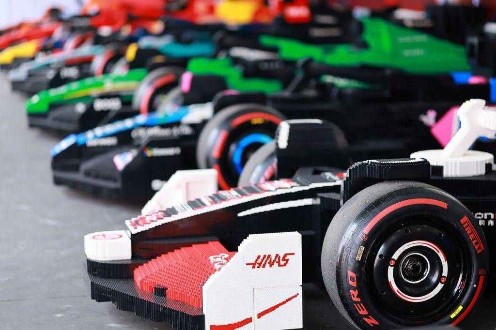 Not just a tonne of bricks – F1 drivers parade around Miami GP track in full-size LEGO cars