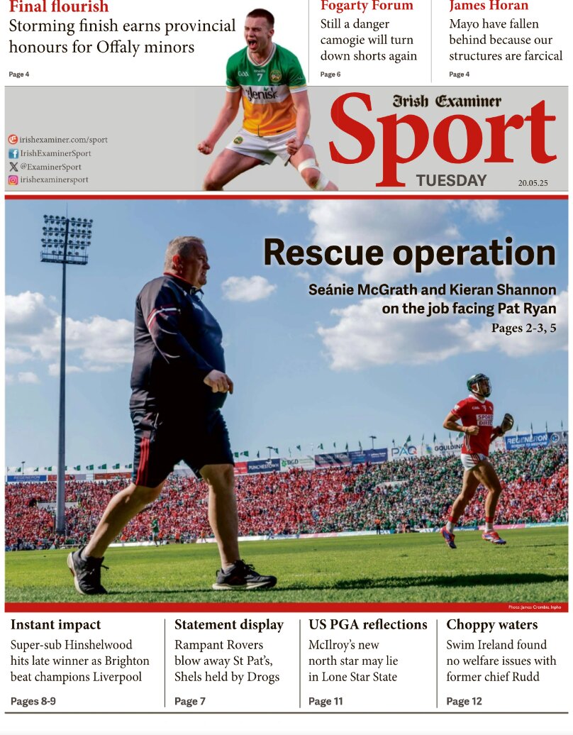 Rescue operation: Seanie McGrath and Kieran Shannon on the job facing Pat Ryan 1 - WTX News Breaking News, fashion & Culture from around the World - Daily News Briefings -Finance, Business, Politics & Sports News Rescue operation: Seanie McGrath and Kieran Shanno on the job facing Pat Ryan
