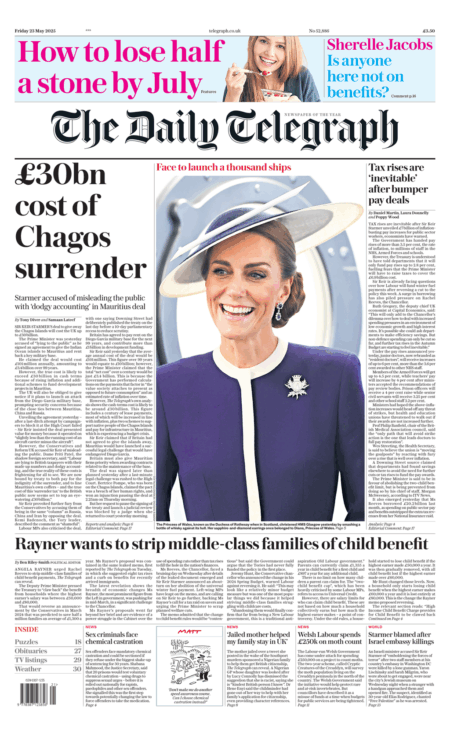 £30bn cost of Chagos surrender