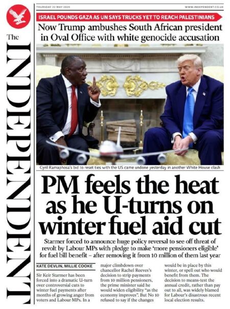 PM feels the heat as he U-turns on winter fuel aid cut