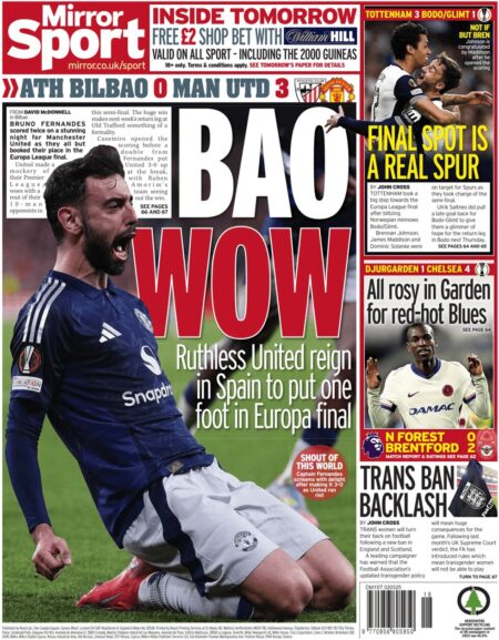 Bilbao 0 Man Utd 3 – BAO WOW