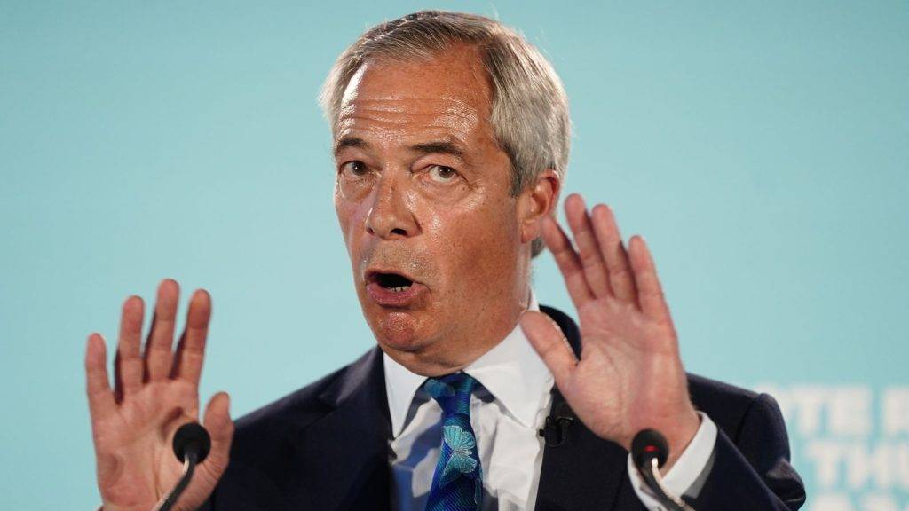 Nigel Farage rules out standing in Senedd election