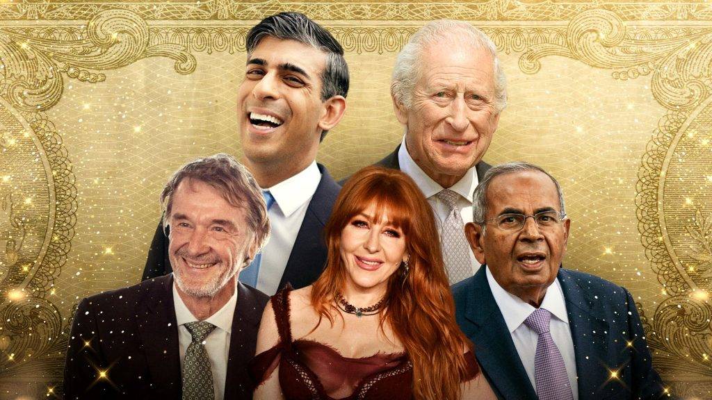 Billionaires fall as King rises to match Rishi Sunak | UK News