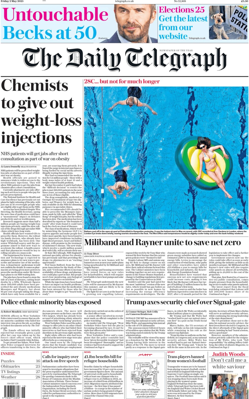 Chemists to give out weight-loss injections 1 - WTX News Breaking News, fashion & Culture from around the World - Daily News Briefings -Finance, Business, Politics & Sports News Chemists to give out weight-loss injections in bid to tackle obesity in the UK - the jabs will be as cheap as £9.90.