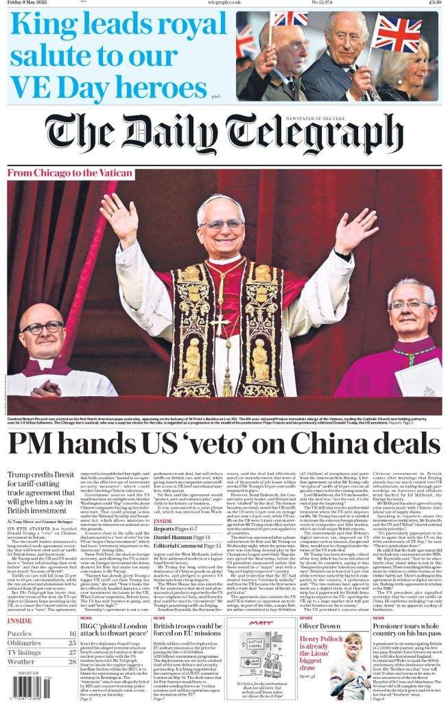 In God We Trust: new pope is an American