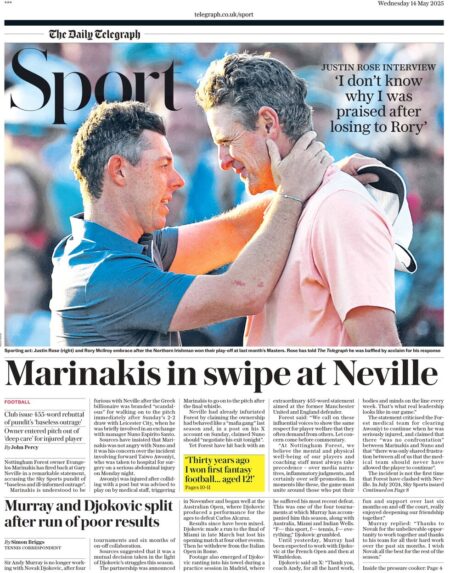 Marinakis in swipe at Neville