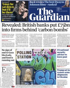 British banks put £75bn into firms behind carbon bombs