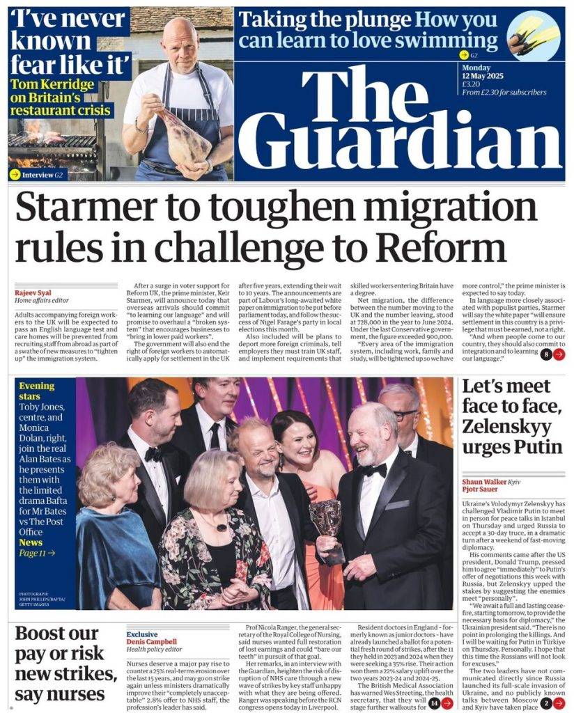 Starmer to toughen migration rules in challenge to Reform