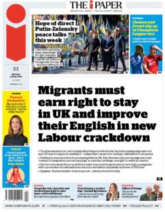Migrants must earn right to stay in UK and improve their English in new Labour crackdown