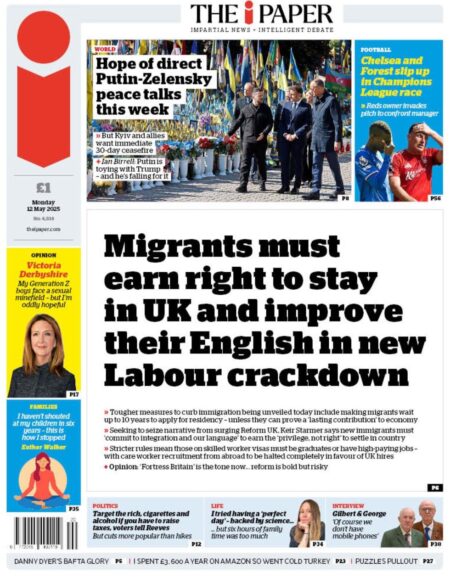 Migrants must earn right to stay in UK and improve their English in new Labour crackdown