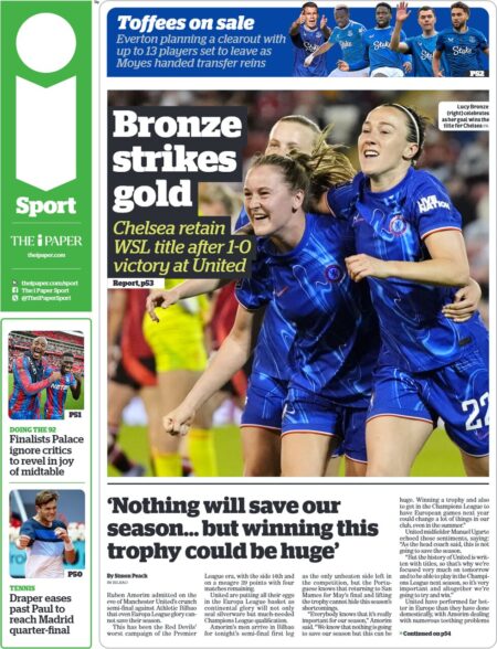 Bronze strikes gold as Chelsea retain WSL title