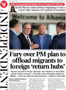 Fury over PM plan to offload migrants to foreign ‘return hubs’