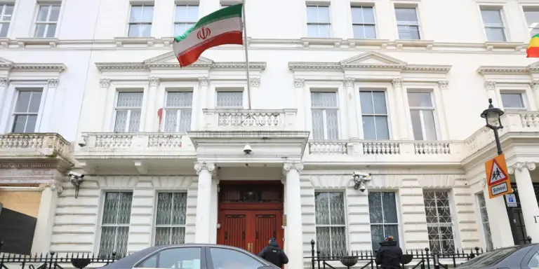 Iranian ambassador summoned to Foreign Office after three men charged under National Security Act