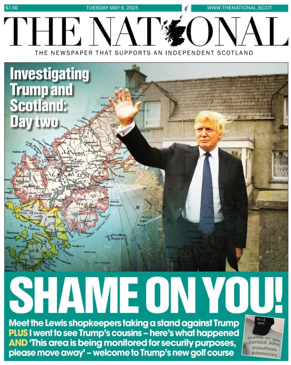 Investigating Trump and Scotland 1 - WTX News Breaking News, fashion & Culture from around the World - Daily News Briefings -Finance, Business, Politics & Sports News Investigation Trump and Scotland - Shame on You! Meet the Lewis shopkeepers taking a stand against Trump